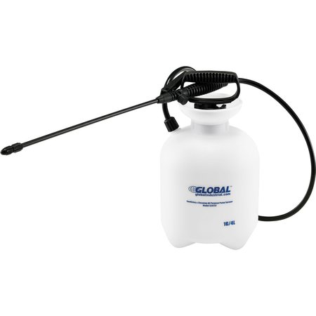 GLOBAL INDUSTRIAL 4 Liter Capacity Sanitizing & Cleaning All Purpose Pump Sprayer 534737